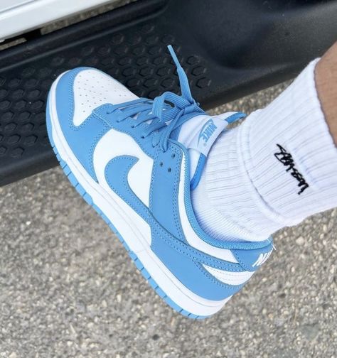 2022 nike shoe inspirstion Black Nike Shoes Outfit, Nike Dunk Low University Blue, Dunk Low University Blue, Nike Blazer Outfit, Gucci Men Shoes, Sneaker Trend, Nike Shoes Girls, Black Nike Shoes, Jordan Shoes Girls