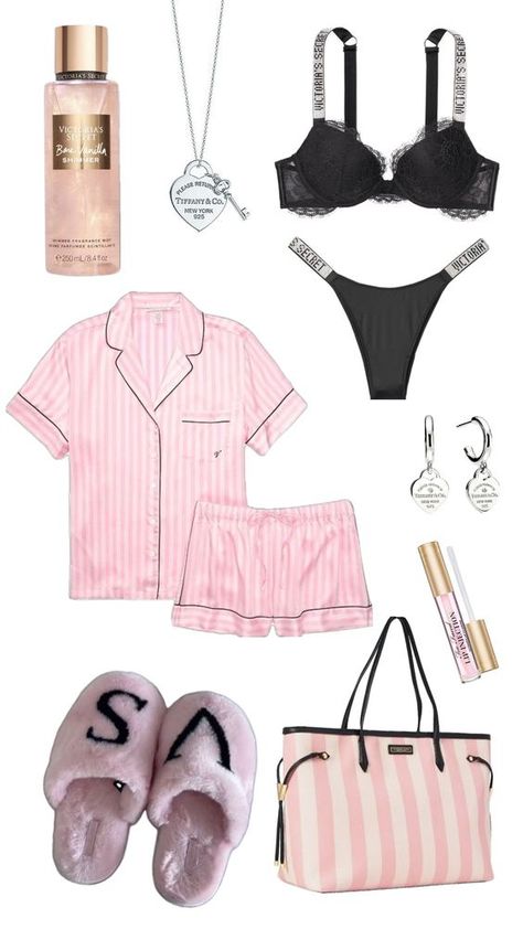 Pyjama Victoria Secret, Aesthetic Victoria Secret, Victoria Secret Pyjamas, Victoria Secret Outfits, Victoria Secret Pajamas, Lingerie Outfits, Tiffany And Co, Clothes Gift, Victoria Secret