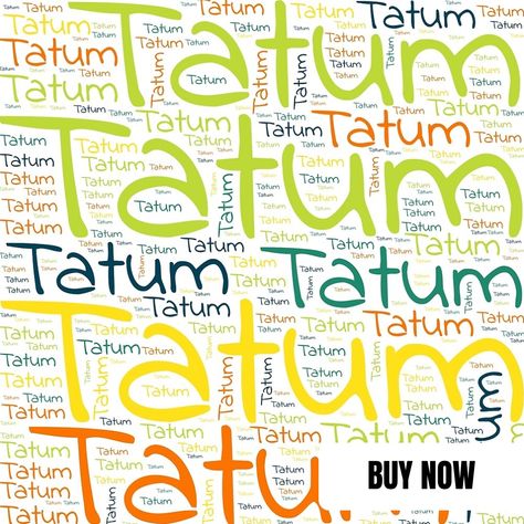 The name Tatum, rooted in Old English, means "cheerful bringer of joy." It originally served as a surname, derived from a place name in England, symbolizing a connection to family and heritage. Over time, Tatum evolved into a popular first name, embraced for its modern, unisex appeal. It embodies strength and creativity, often associated with individuals who inspire others through their vibrant energy. As Tatum continues to rise in popularity, it carries with it a rich history, celebrating indiv Cursive Hand Lettering, Hand Lettering Typography, Text Artwork, Modern Names, Vibrant Energy, Place Names, Letter T, Name Design, First Name