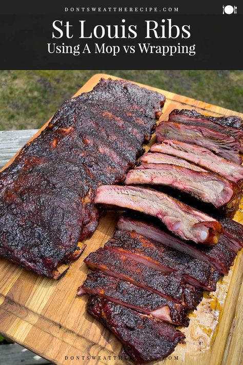 Traeger Ideas, Smokehouse Recipes, St Louis Ribs, Ninja Grill, Braised Short Ribs Recipe, Fried Seafood, Smoked Recipes, Bbq Recipes Ribs, Smoked Pork Ribs