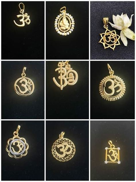 Om Locket Gold For Men, Om Locket Gold, God Pandent, Om Pendant For Men, Locket Drawing, Om Pendent, Om Locket, Gold Pendants For Men, Om Jewelry