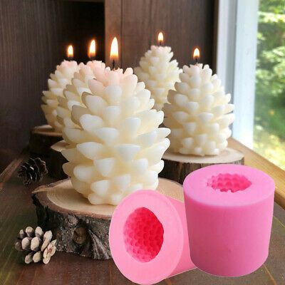 Pine Cone Candles, Christmas Pine Cones, Candle Crafts Diy, Candle Molds Diy, Wax Molds, Candle Making Molds, Silicone Candle Molds, Buy Candles, Candle Mold