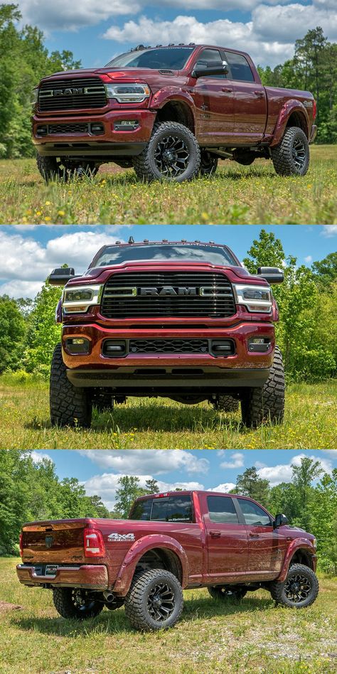 The Ram 2500 'Black Widow Edition' Is A Bad-Ass Off-Road Brute. Standing head and shoulders above the rest - literally. Ram 2500 Cummins, Ram Trucks 1500, Best Pickup Truck, Dodge Diesel, Cummins Trucks, Dream Cars Jeep, Pajero Sport, Dodge Trucks Ram, The Ram