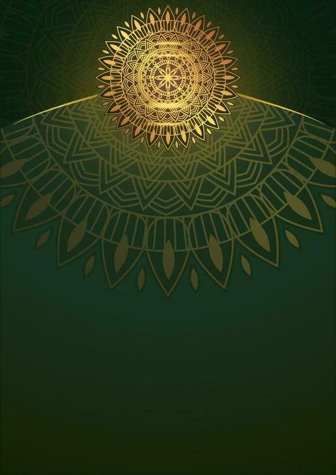 Art of traditional Indian geometric. Luxury mandala graphic background. Gold, dark green, black ornamental. Decorative pattern east style. Vector illustration with copy space. Mandala Graphic, Banana Mask, Beach Instagram Pictures, Graphic Background, Mandala Background, Beach Instagram, Background Gold, Logo Design Video, Golden Design