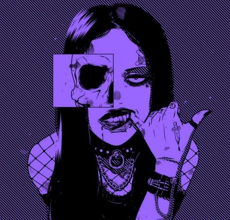 Purple Pfps, Scary Vampire, Punk 90s, Purple Aesthetic Background, Pink Pfp, Purple Gothic, Dark Purple Wallpaper, Whatsapp Wallpaper Cute, Gothic Wallpaper