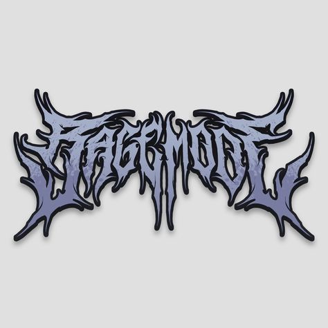 Deathmetal Fonts, Metal Typography, Metal Logo Design, Metal Band Logos, Graffiti Text, Clothing Labels Design, Metal Font, Graphic Shirt Design, Sticker Design Inspiration