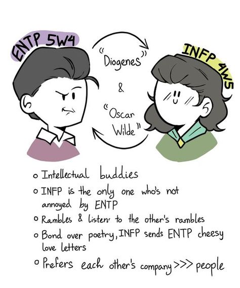 Entp And Infp Fanarts, Infp Entp Relationship, Infp Entp Couple, Entp X Infp Fan Art, Infp X Entp, Entp X Infp, Infp Things, Funny Tumblr Comments, Infp Relationships