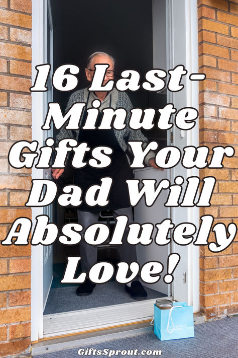 Snag the perfect last-minute physical gifts your dad will cherish! From bestselling books to handy multitools, these tangible presents are ready to delight in no time. #LastMinuteDadGifts #PhysicalGifts #DadAppreciation Last Minute Birthday Gifts For Dad, Birthday Present Ideas For Dad, Quick Birthday Gifts, Father Birthday Gifts, Last Minute Birthday Gifts, Late Birthday, Birthday Gifts For Husband, Presents For Men, Cheap Gifts