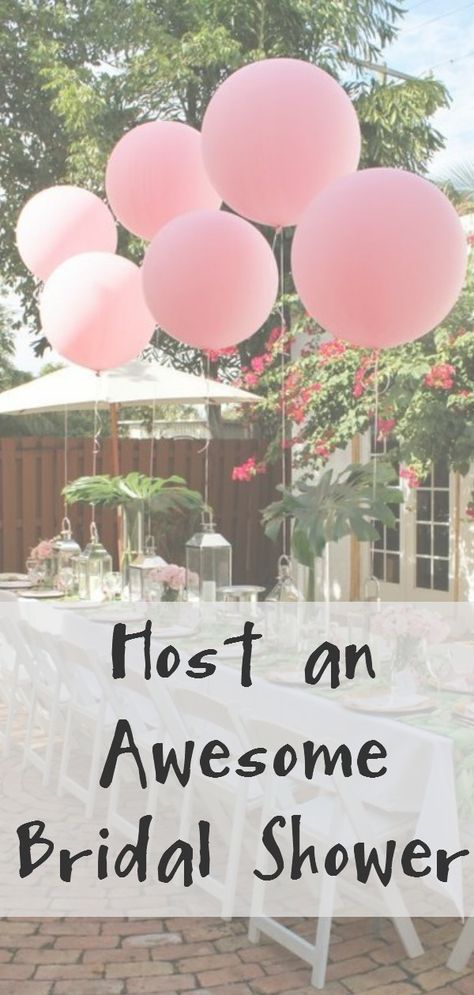 Bridal Open House Ideas, Decorating Ideas For Bridal Shower Decorations, Bridal Shower Decor Balloons, Moh Bridal Shower Outfit, In Home Bridal Shower Ideas, Hosting A Bridal Shower Checklist, Hosting Bridal Shower Ideas, Easy Bridal Shower Decorations Diy, How To Host A Bridal Shower At Home