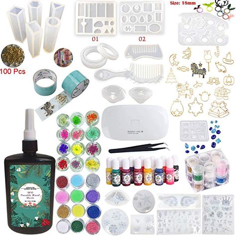 Eyelet Rings, Crystal Clear Epoxy Resin, Resin Art Supplies, Resin Glue, Formy Silikonowe, Clear Epoxy Resin, Jewelry Making Kits, Resin Jewelry Making, Jewellery Moulds