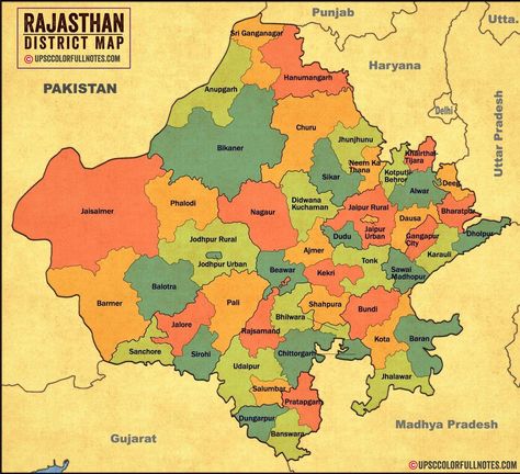 Download Rajasthan Map in HD quality! 2022 - UPSC Colorfull notes Rajasthan Map Hd, Rajasthan Map, Chittorgarh Fort, Dj Music Video, Map Diagram, Amazing India, India Map, Cake Smash Photography, Art And Craft Videos