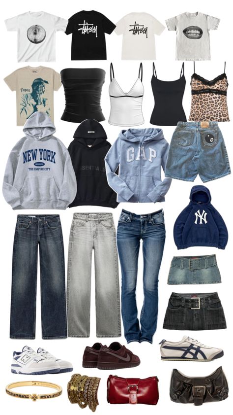 #dreamwardrobe #dream #outfits #clothes #fashion #coolgirl #jeans #tshirts #y2k #y2koutfits Fire Clothes, Teen Swag Outfits, Outfits For School, Dream Outfits, Outfit Inspo Casual, Aesthetic Fits, 2000s Fashion Outfits, Autumn Clothes, Cute Comfy Outfits