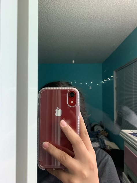 Iphone 10 Xr, Iphone X Aesthetic Phone, Iphone Selfies, Xr Case, Iphone Xr Case Ideas, Cute Iphone Xr Cases, Iphone 13 Red, Iphone Xr Cases Aesthetic, Red Iphone Aesthetic