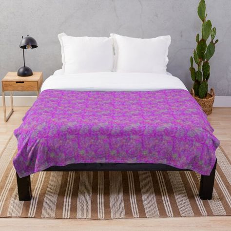 "Pink with light patterns" by Frankievpc | Redbubble Blanket Basket Ideas, Throw Blanket Ladder, Throw Blanket Basket, Throw Blanket On Bed, Blanket On Bed, Throw Blanket On Couch, Blanket On Couch, Purple Throw Blanket, Blanket Dimensions