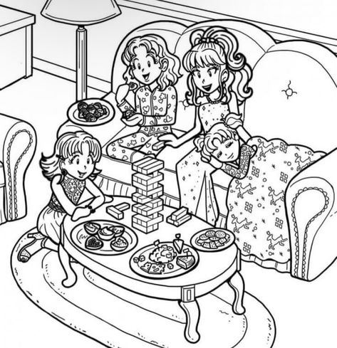 Dork Diaries Coloring Pages, Dork Diaries Characters, Dork Diaries Books, Dork Diaries, Hello Kitty Coloring, Detailed Coloring Pages, Childhood Books, Easy Coloring Pages, Cartoon Coloring Pages