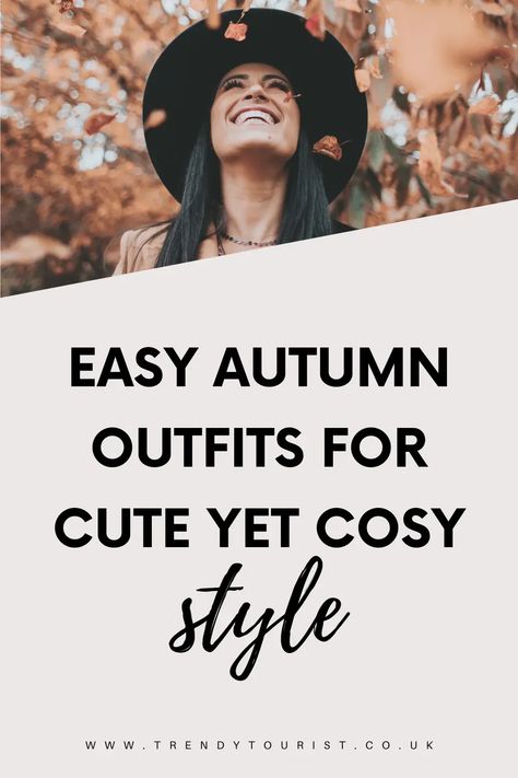 Easy Autumn Outfits for Cute Yet Cosy Style Autumn In Australia Outfit, Autumn Outfits In Australia, Australia Autumn Outfit, Autumn Outfits Canada, Tourist Outfit Fall, Winter Tourist Outfit, Autumn Outfits Australian, Easy Autumn Outfits, Day Trip Outfit