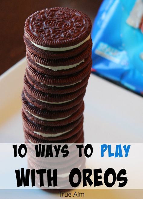 10 Ways to play with OREOs, make art, learn math, fun recipes! Art Cook, Red Velvet Oreo, Cookie Contest, Learn Math, Cookie Craft, Oreo Balls, Cookie Games, Cookies For Kids, Edible Gifts