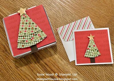 Stampin Up Note Cards, Pizza Box Design, Origami Tree, Origami Christmas Tree, Gold Foil Paper, Gift Holders, Pizza Box, Mini Cards, Useful Origami