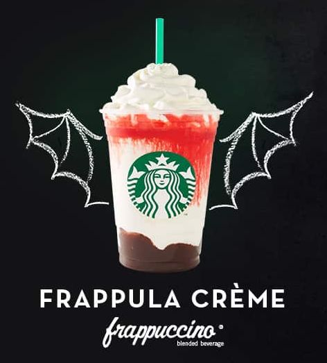 #HalloweenGoals Drink a Frappula otherwise Dracula will get you first!! Frappe Recipes, Starbucks Coffee Cups, Halloween Starbucks, Starbucks Art, Frappe Recipe, Product Ads, Pisces Moon, Smash Burger, Starbucks Drinks