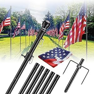 House In Ground, Outside House, Flag Holder, Flag Display, Outdoor Living Decor, Yard Flags, Wind And Rain, Flag Stand, Flag Pole