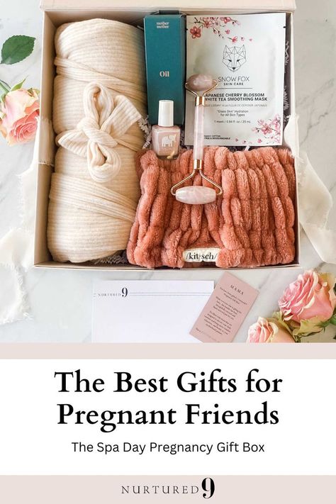 The Best Gifts for Pregnant Friends, the Nurtured 9 Spa Day Pregnancy Gift Box Pregnancy Gift Basket For Friend, Expectant Mom Gift Basket, Gifts For Pregnant Friends, Gift Basket For Friend, Basket For Friend, Pregnancy Gift Basket, Gift Basket For Mom, Gifts For Pregnant Friend, Mom To Be Gifts