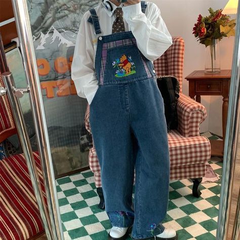 Unbuttoned Overalls Outfit, Pants Overalls Outfit, Overalls Aesthetic, Overalls Baggy, Plus Size Overalls, Baggy Overalls, Wide Leg Overalls, Cute Overalls, Overall Outfit