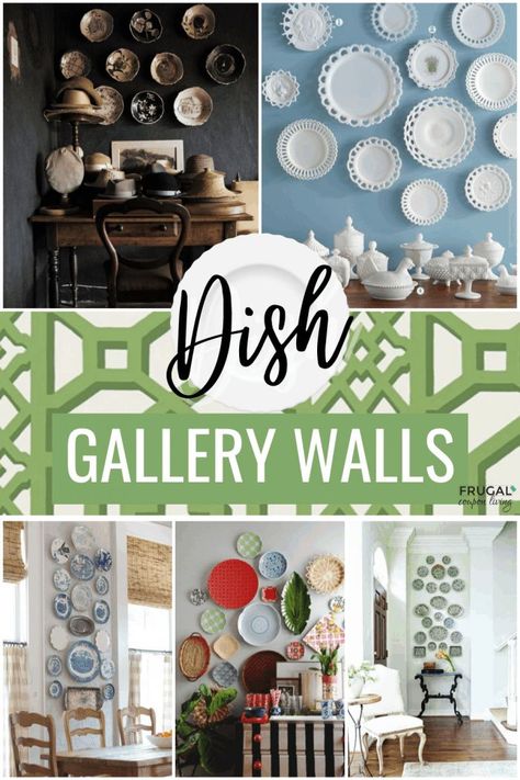 Dish it out! Get inspired by these dish gallery wall ideas. Instead of a picture wall, create a plate wall with decorative plates. Aesthetic wall décor that displays antiques, every day dishes, china, metal, clay and more. Plate Wall Décor for every room of the house - over the couch, in the living room, in the kitchen and more! Home Décor Style and Unique Wall Art using decorative plates. #FrugalCouponLiving #gallerywall #plates #dishes #homedecor Steps Decoration Ideas, Audubon Bird Prints, Vintage Bird Prints, Aesthetic Gallery Wall, Plate Wall Display, Decorative Plates Display, Aesthetic Gallery, Gallery Wall Ideas, Decor Color Palette