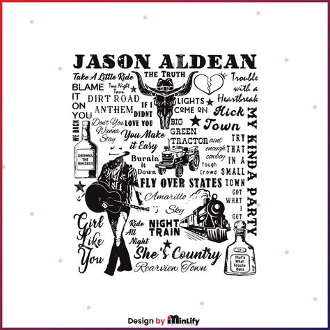 Jason Aldean Tattoos, Jason Aldean Lyrics, Country Music Svg, Cowgirl Tattoos, Music Svg, Country Party, Big Town, Green Tractors, Dope Quotes