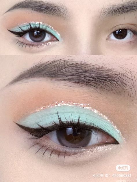 Day Eye Makeup, Makeup Ojos, Performance Makeup, Face Makeup Tips, Makijaż Smokey Eye, Eye Makeup Designs, Colorful Eye Makeup, Mermaid Makeup, Makeup Designs