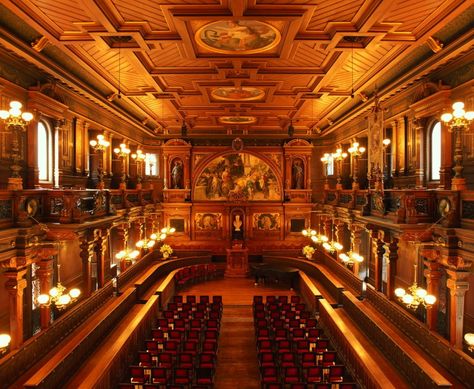 Heidelberg, Old Assembly Hall at the university University Lectures, Germany National Football Team, Heidelberg University, University Hall, Castle On The Hill, University Studying, School Campus, Lectures Hall, Old Bridge