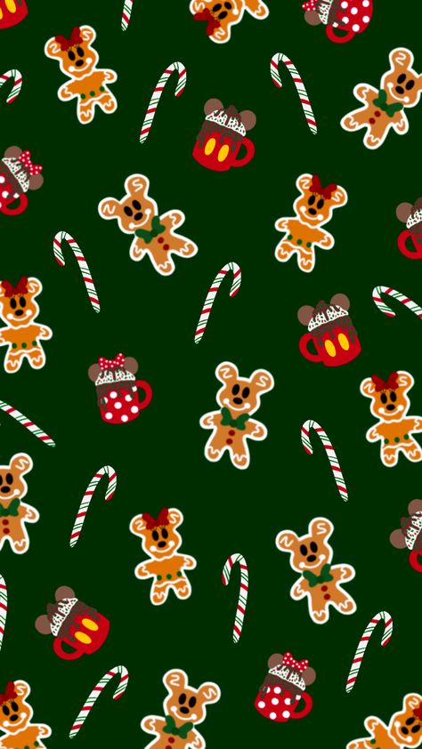 Christmas Wallpaper Iphone Disney, Disney Christmas Wallpaper Iphone, Disney Christmas Wallpaper Aesthetic, December Wallpaper Christmas, Disney Christmas Wallpaper, Bookmark Business, Mickey Gingerbread, Christmas Wallpaper Iphone, Christmas Wallpaper Iphone Cute