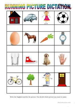 Running Picture Dictation Running Pictures, Unscramble Words, Matching Activities, Listening Comprehension, Internal Organs, English Activities, Matching Activity, Esl Worksheets, Bad Timing