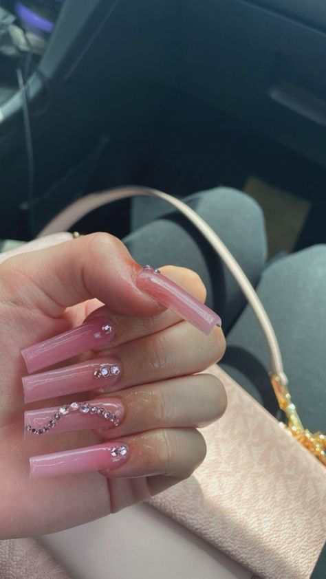 Extreme Square Nails, Kylie Nails, Gold Acrylic Nails, Tapered Square Nails, Asian Nails, Classy Acrylic Nails, Long Acrylic Nails Coffin, Long Square Acrylic Nails, Bling Acrylic Nails