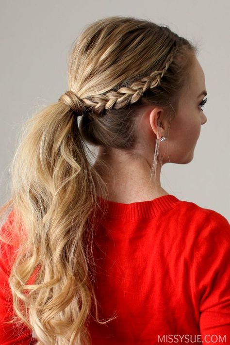 10 Amazing Hair braids for long and short hair for women you need to try  #hair #hairbraid #braid #women #haircut #hairstyle Hairstyles For Dancing, Military Hairstyles, Side Dutch Braid, Women Locs, Dutch Braid Ponytail, 40s Hairstyles, French Braid Ponytail, 2020 Hairstyles, Braid Ponytail