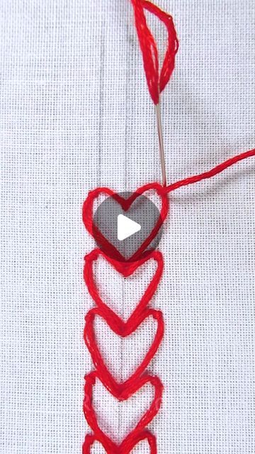 RozaBird on Instagram: "❤️❤️Shape borderline embroidery! #reelsfb #support #stitch #flowers #facebookreels #fbreelsvideo #fbreels #satisfying #cute #content #diy #trending #tutorial #viral #useful #reels #embroidery #border #handembroidery #heart #love" Sewing Flowers Embroidery, Small Heart Embroidery, Small Embroidery Designs, Creative Stitching, Heart Stitch, Embroidery Heart, Broderie Simple, Diy Instagram, Embroidery Border