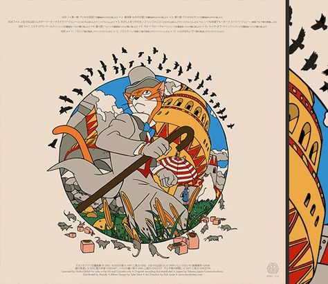 Tyler Stout’s Studio Ghibli Posters The Cat Returns Baron, Studio Ghibli Tattoo, Studio Ghibli Poster, Ghibli Tattoo, Personajes Studio Ghibli, The Cat Returns, Studio Ghibli Movies, Ghibli Art, Ghibli Movies