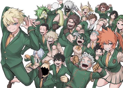 Class 1 B, Boku No Hero Academia Funny, My Hero Academia Episodes, Creative Drawing, One Punch, Hero Academia Characters, Boku No Hero Academy, Boku No Hero, My Hero Academia Manga