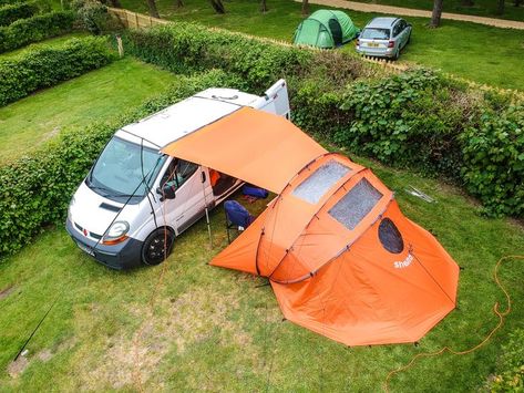 sheltaPod - The Ultimate Campervan Awning Vauxhall Vivaro Camper, Awning Ideas, Campervan Awnings, Camper Bus, Durdle Door, Diy Campervan, Adventure Van, Caravan Awnings, Build A Camper Van