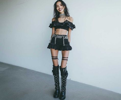 Edgy Birthday Party Outfit Ideas for a Bold Statement Look �• 333+ Inspiring Lifestyle Ideas Birthday Party Outfit Ideas, Inspiring Lifestyle, Birthday Party Outfit, Party Outfit Ideas, Leather Skirt Outfit, Music Festival Outfits, Birthday Party Outfits, Monochrome Outfit, Punk Inspiration