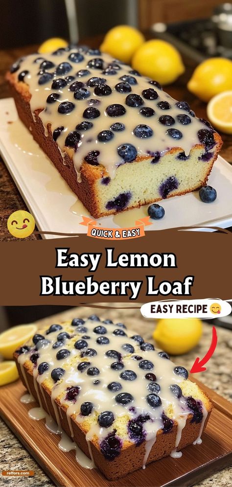 Start your morning or complement your coffee with this Easy Blueberry Sour Cream Coffee Cake. Rich and moist with a ripple of blueberries and a crumbly topping, this cake is a perfect blend of tangy and sweet. #BlueberryCoffeeCake #MorningTreat #BakeAndEnjoy Lemon Blueberry Sour Cream Cake, Best Deserts, Blueberry Sour Cream Cake, Turn Overs, Blueberry Sour Cream Coffee Cake, Blueberry Loaf Cakes, Blueberry Bread Recipe, Lemon Blueberry Loaf, Blueberry Loaf