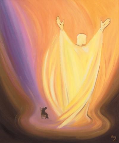 Radiant Light School Exhibition, Jesus Help, Christian Stories, Prophetic Art, Our Lady Of Lourdes, Stations Of The Cross, Spiritual Artwork, Giclee Painting, Biblical Art