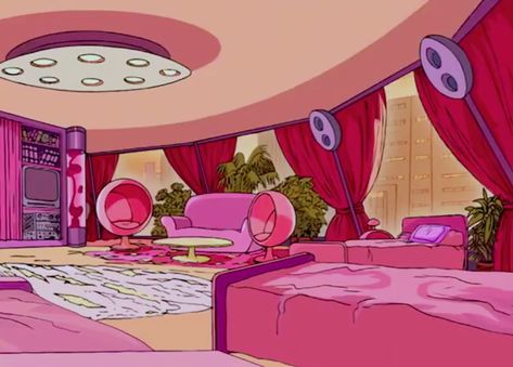 sai on Twitter: "thinking about the interior design in totally spies… " Arte Glitter, Totally Spies, Vintage Cartoon, New Wall, My New Room, House Inspo, Dream Room, New Room, Future House