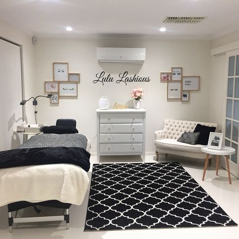 Spa Room Ideas, Lash Room Ideas, Salon Interior Design Ideas, Lash Room Decor, Beauty Room Salon, Esthetician Room Decor, Esthetics Room, Spa Room Decor, Esthetician Room