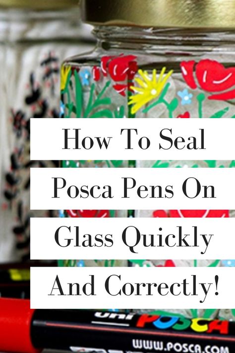 Posca Pens Window Art, Posca Ceramic, Posca Glass Art, Posca Pen Projects, Posca Craft Ideas, Posca Pen Crafts, Posca Pen Window Art, Paint Pen Projects, Posca Window Art