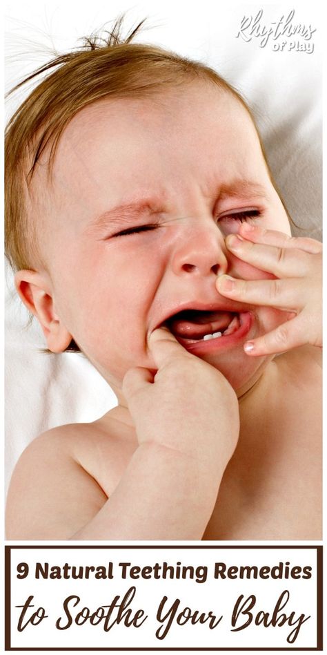 Natural teething remedies can provide much-needed teething relief to both infants and their parents. When our babies are in pain we are in pain. Soothe your teething baby with these natural teething tips and ideas! | Rhythms of Play Teething Tips, Baby Tooth Chart, Baby Teething Remedies, Teething Chart, Baby Remedies, Tooth Chart, Teething Remedies, Natural Teething Remedies, Teething Baby