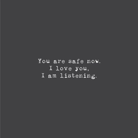 Tonight I asked you to share with me what you would say to your little you, to your inner child. As someone with complex trauma I know first hand how difficult it is and how much healing, love, support we need to give ourselves. I got quite emotional reading your replies and I am so glad you shared them. I hope that you continue your journey and give that little you a massive hug 💜. One thing I struggle to feel is safety. Even though I am safe my body doesn't feel it and little me doesn... Your Safe With Me, I Hope You Heal, Safe Hug, Inner Child Quotes, I Am Safe, Inner Child Healing, 2025 Vision, Healing Quotes, Emotional Support