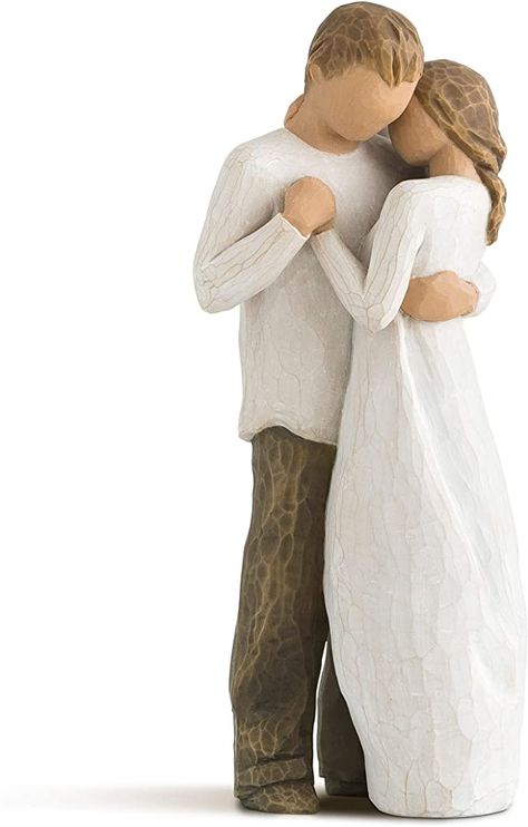 Amazon.com: Willow Tree Promise, Sculpted Hand-Painted Figure: Home & Kitchen Willow Tree Cake Topper, Willow Tree Figures, Body Gestures, Willow Tree Angels, Hand Painted Cakes, Willow Tree Figurines, Angel Tree, Painted Cakes, Tree Sculpture