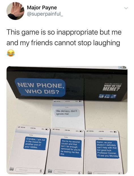 New Phone Who Dis, New Phone, Funny Tumblr Posts, Really Funny Joke, Gift Exchange, Hysterically Funny, Funny Stories, Albert Einstein, Tumblr Funny