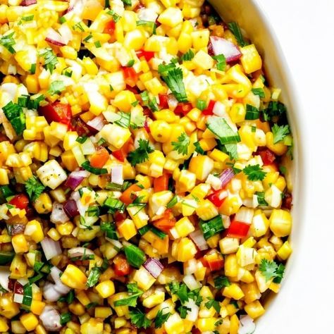 Sweet and Tangy Summer Corn Relish Recipe - Instacart Jalapeno Corn Relish, Jalapeño Corn Relish, Corn Relish Recipes Canning, Sweetcorn Relish Recipe, Sweet And Spicy Corn Relish, Zuchini Relish Spicy, Corn Relish Dip, Sweet Corn Relish, Corn Relish Recipes