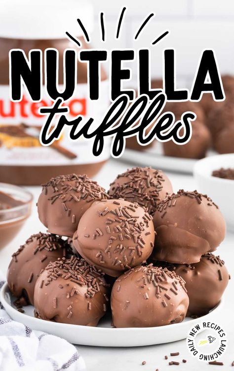 Nutella Truffles - Spaceships and Laser Beams Nutella Truffles, Oreo Thins, Chocolate Melting Wafers, Spaceships And Laser Beams, Chocolate Wrapping, Oreo Truffles, Chocolate Nutella, Truffle Recipe, Chocolate Wafers